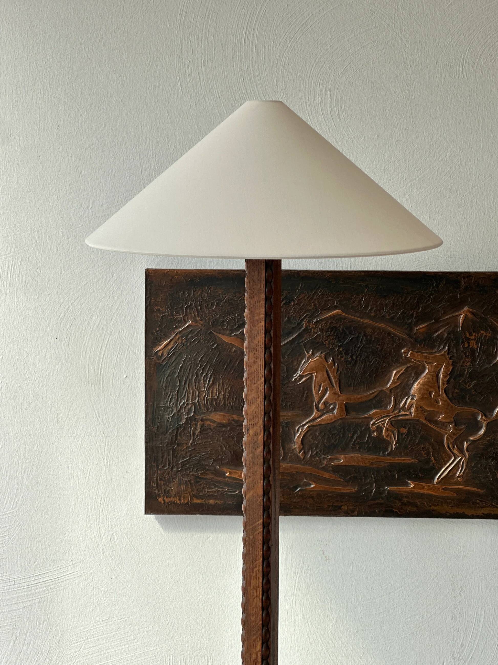 Art Deco Amsterdam School floor lamp