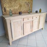 Large renovated solid oak sideboard