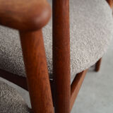 Oak armchair, Danish design, 1960s, designer: Ejner Larsen & Aksel Bender Madsen, production: Fritz