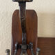 Vintage Wooden Wall Coat Rack with Mirror