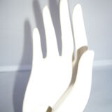 hand babble white porcelain vase