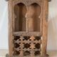 Window of an ancient Kasbah in carved solid wood – Berber craftsmanship