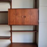 Modular rosewood wall bookcase by Thygesen and Sorensen for Hg Furniture, 1960
