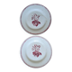 2 Digoin Sarreguemines Rolande dinner plates