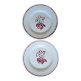 2 Digoin Sarreguemines Rolande dinner plates