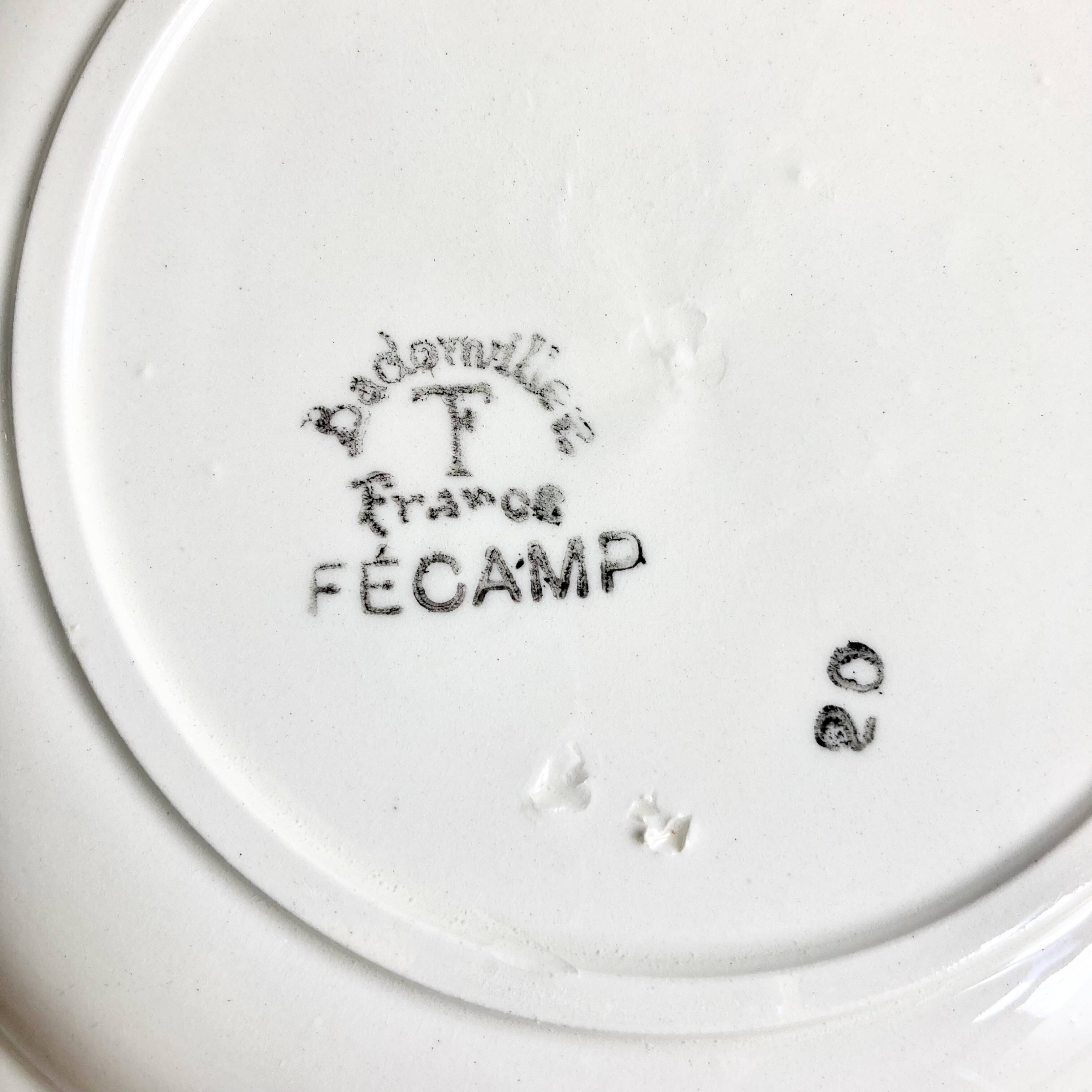 Art Deco Badonviller iron earth plates