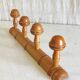 Solid wood coat rack turned in a bamboo style - mid 20th century.