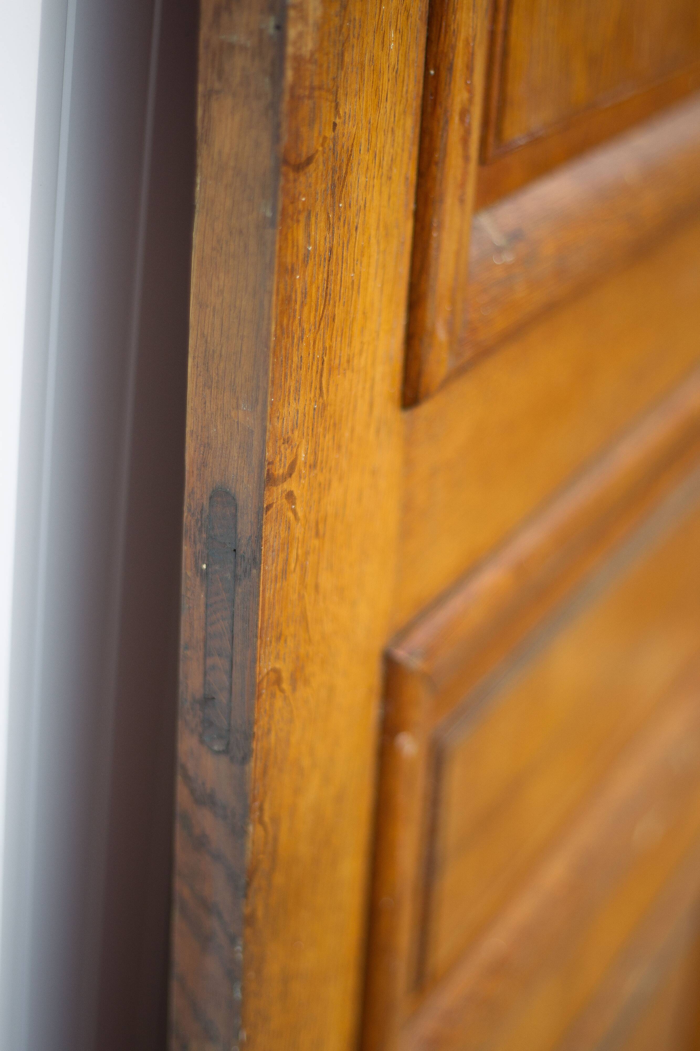 Porte ancienne, porte bois ancienne, porte vintage, porte d'intérieur, porte artisanale, 50's