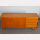 Wooden row by Jiroutek for Interier Praha, U-460, 1960