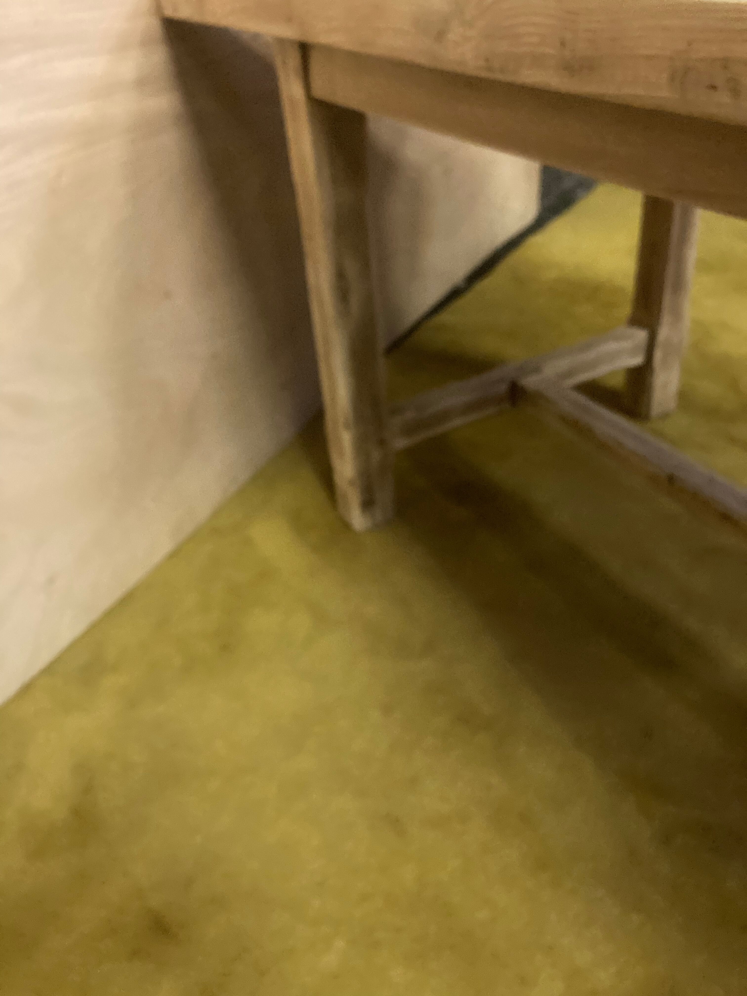 Farmhouse table bois brut