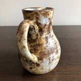 Cafetière mouchetée en grès d'Alexandre Kostanda, Vallauris