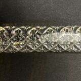 5 porte-couteaux en cristal taillé