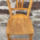 6 Luterma bistro chairs, blond wood, vintage, 50s
