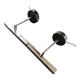Gallery stainless steel wall sconces