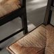Modernist chairs in oak and woven straw, France, circa 1948