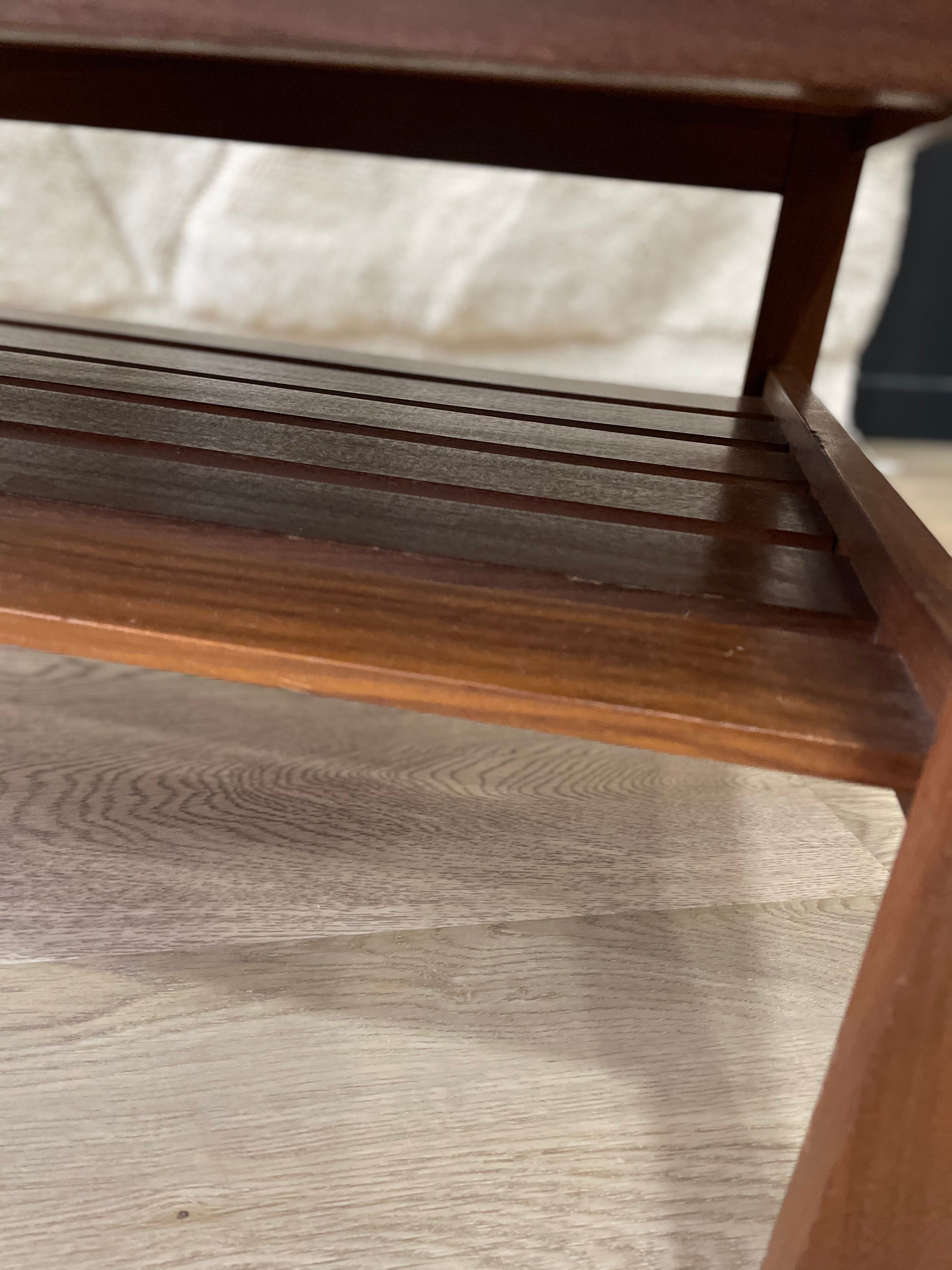 Scandinavian teak coffee table 50s