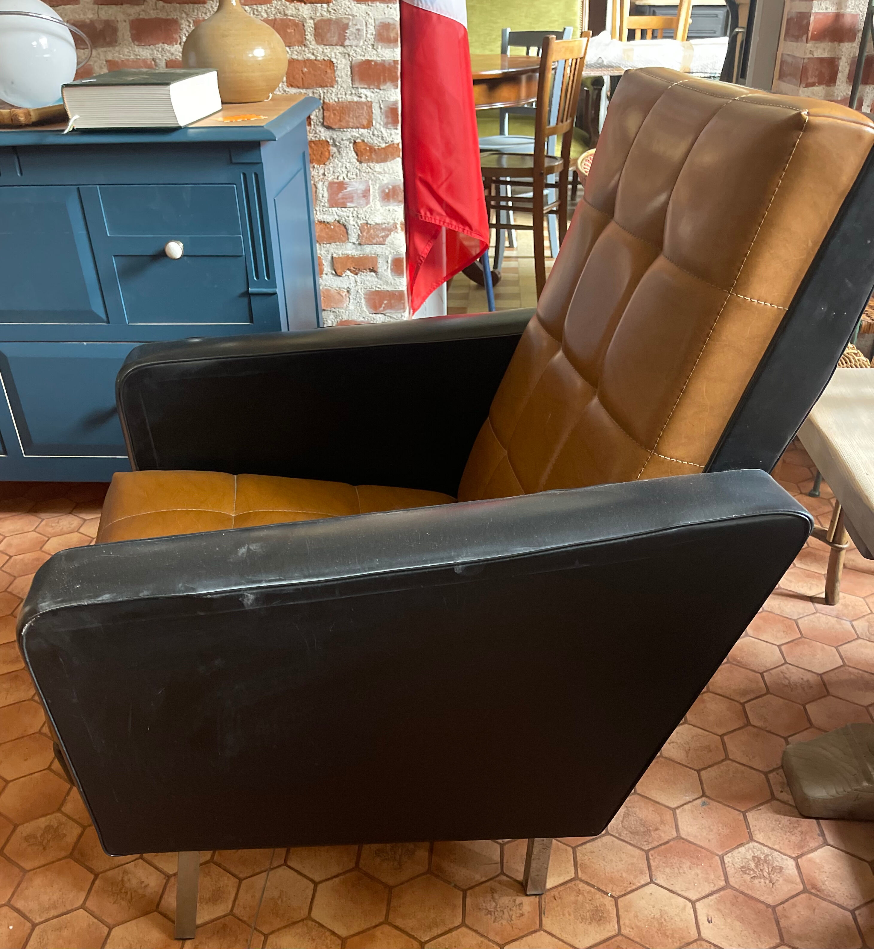 Sofa and two vintage armchairs