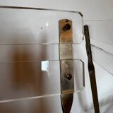 Set of 4 plexiglass folding chairs by Yonel Lebovici and Bernard Berthet 1970