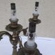 Bronze candlestick lamp 4 lights