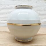 Pair white and gold bowls