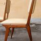 6 wooden chairs in the Italian design of the 19th century, Carlo de Carli