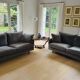 SITS Julia sofa pair – Dedar Silver velvet – excellent condition