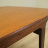Table en teck, design danois, années 1960, production : Danemark