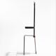 Sculptural steel chair, 1980s