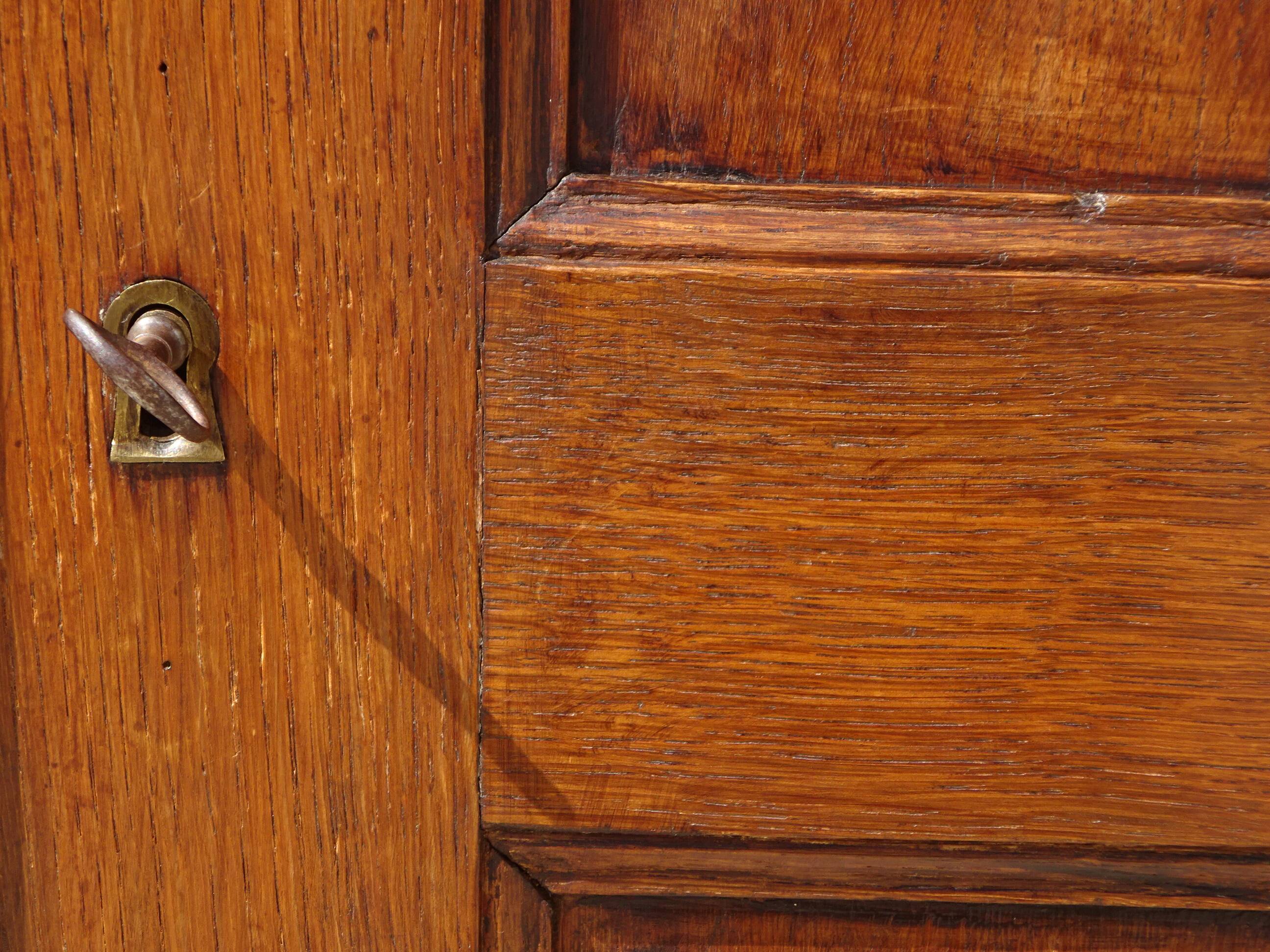 Large Parisian wardrobe in solid oak