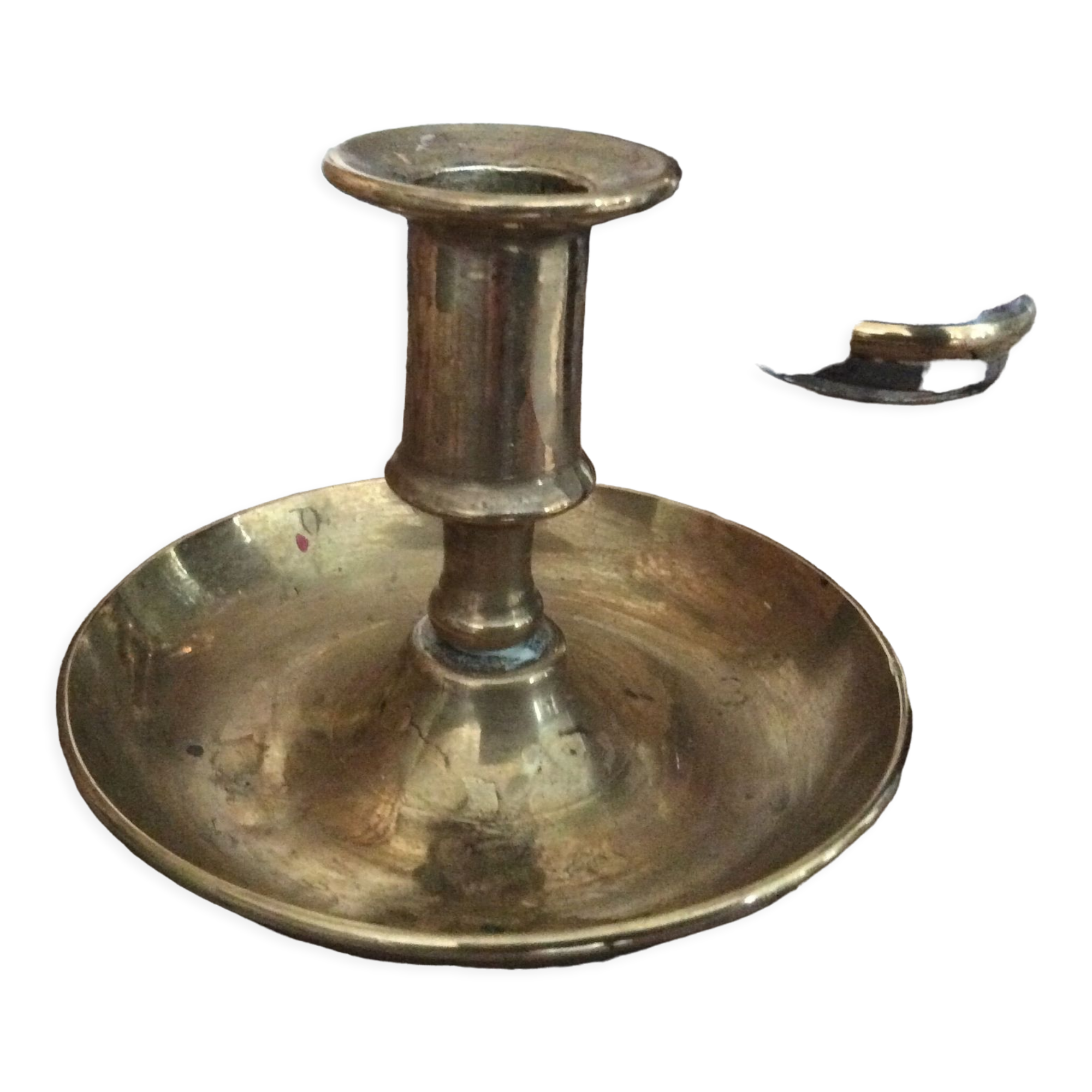 Copper candle holder
