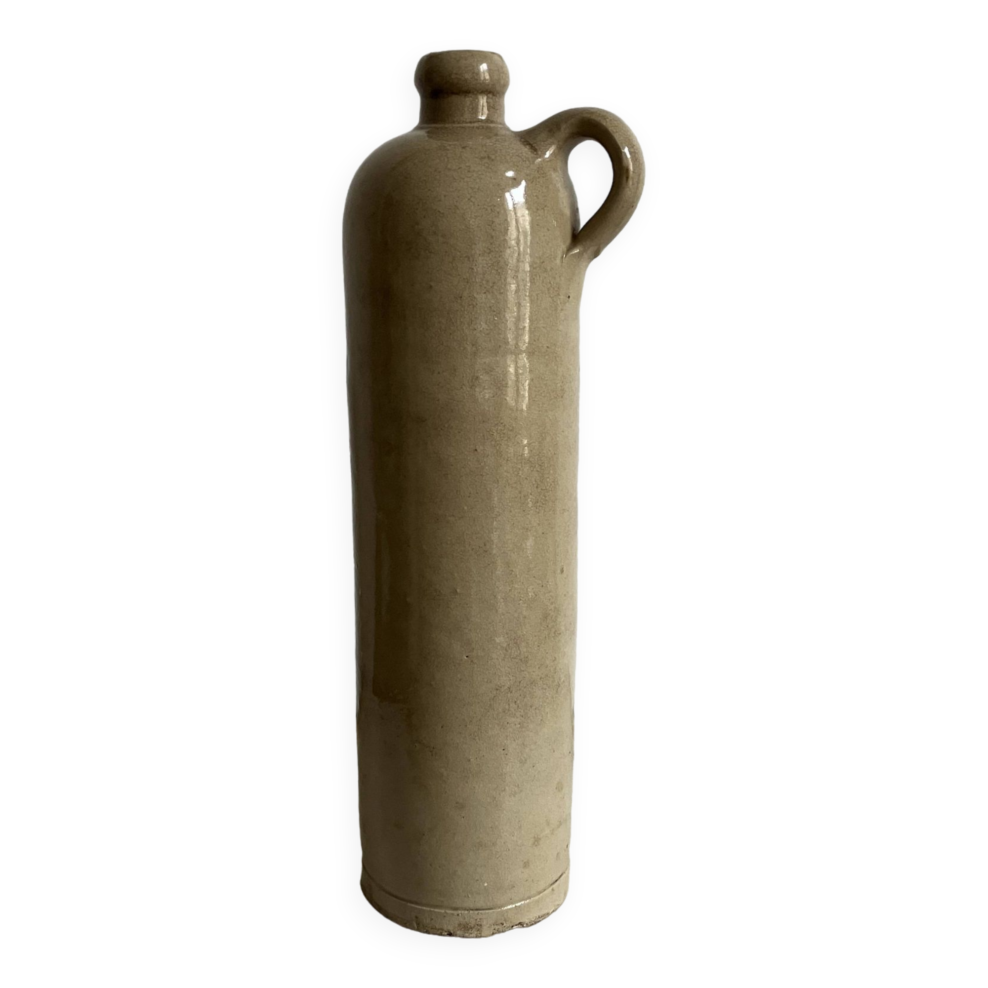 Glazed stoneware bottle