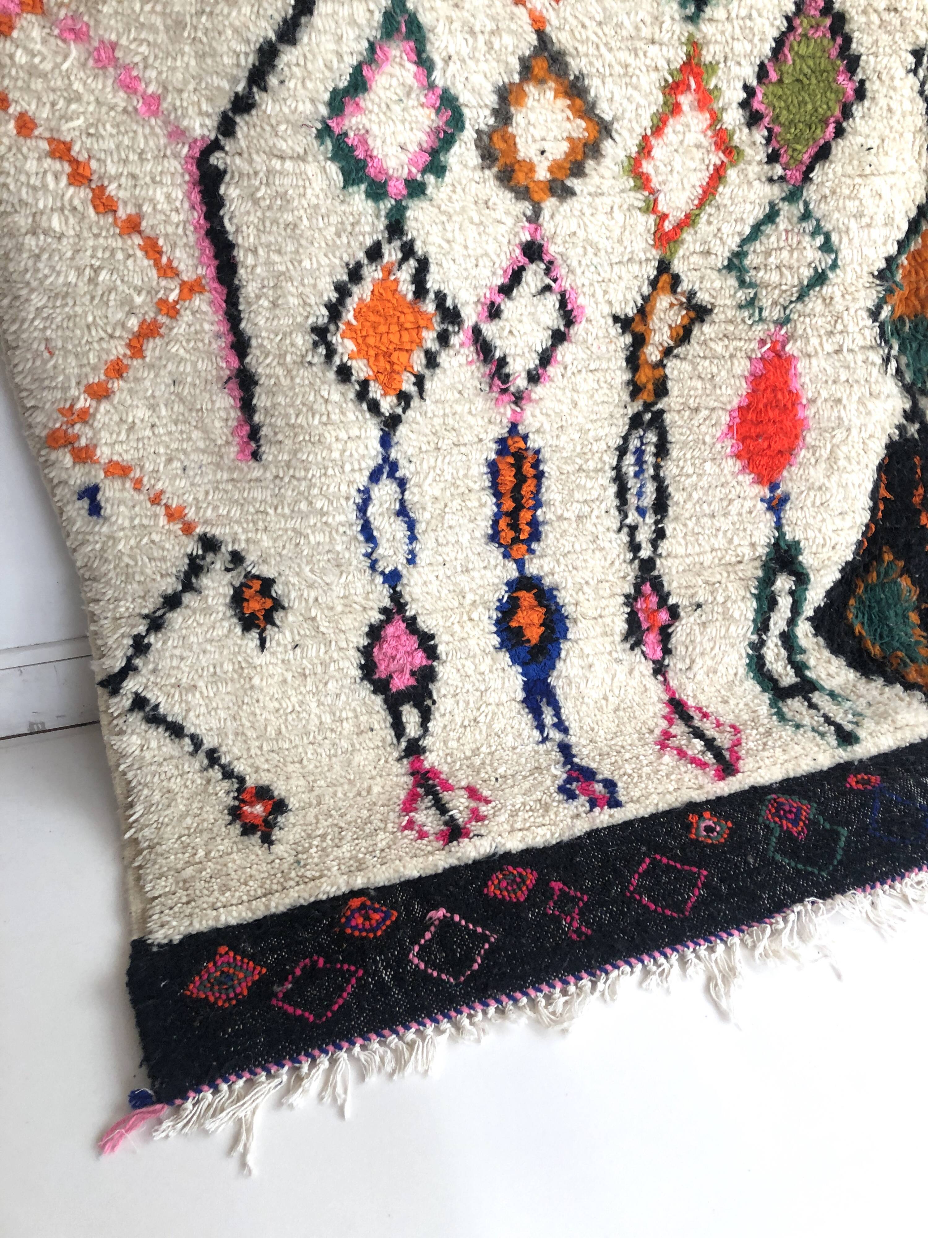 Moroccan berber carpet azilal 286x203cm