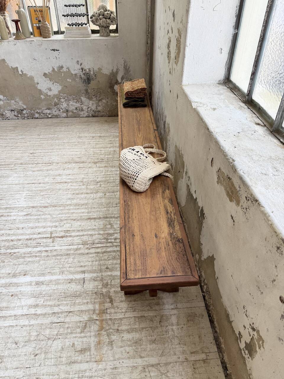 2.5m XL pine farm bench