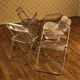 5 chairs folded castelli