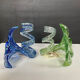Pair of Murano glass paste candle holders