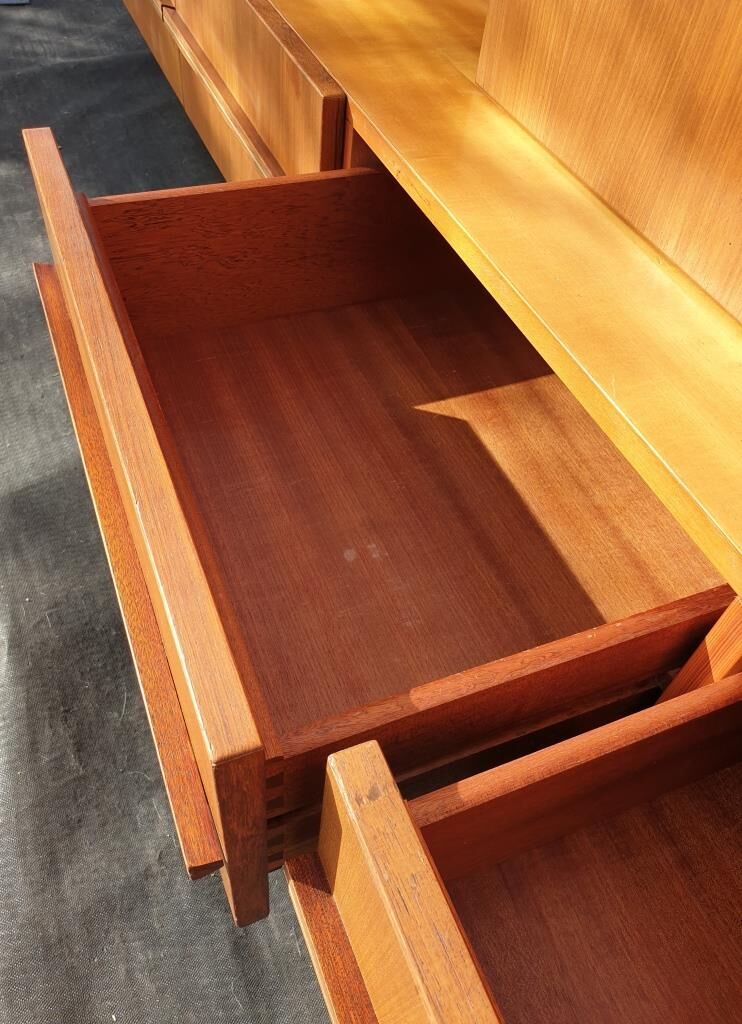 Library living Luigi Bartolini Italian design 1970