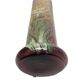 Legras Montjoye, purple enamelled glass vase with carnation circa 1900