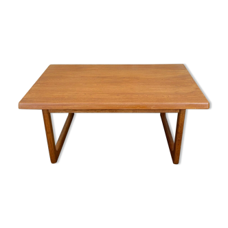 60s 70s Teak Table Side Table Coffee Table Niels Bach Design Denmark