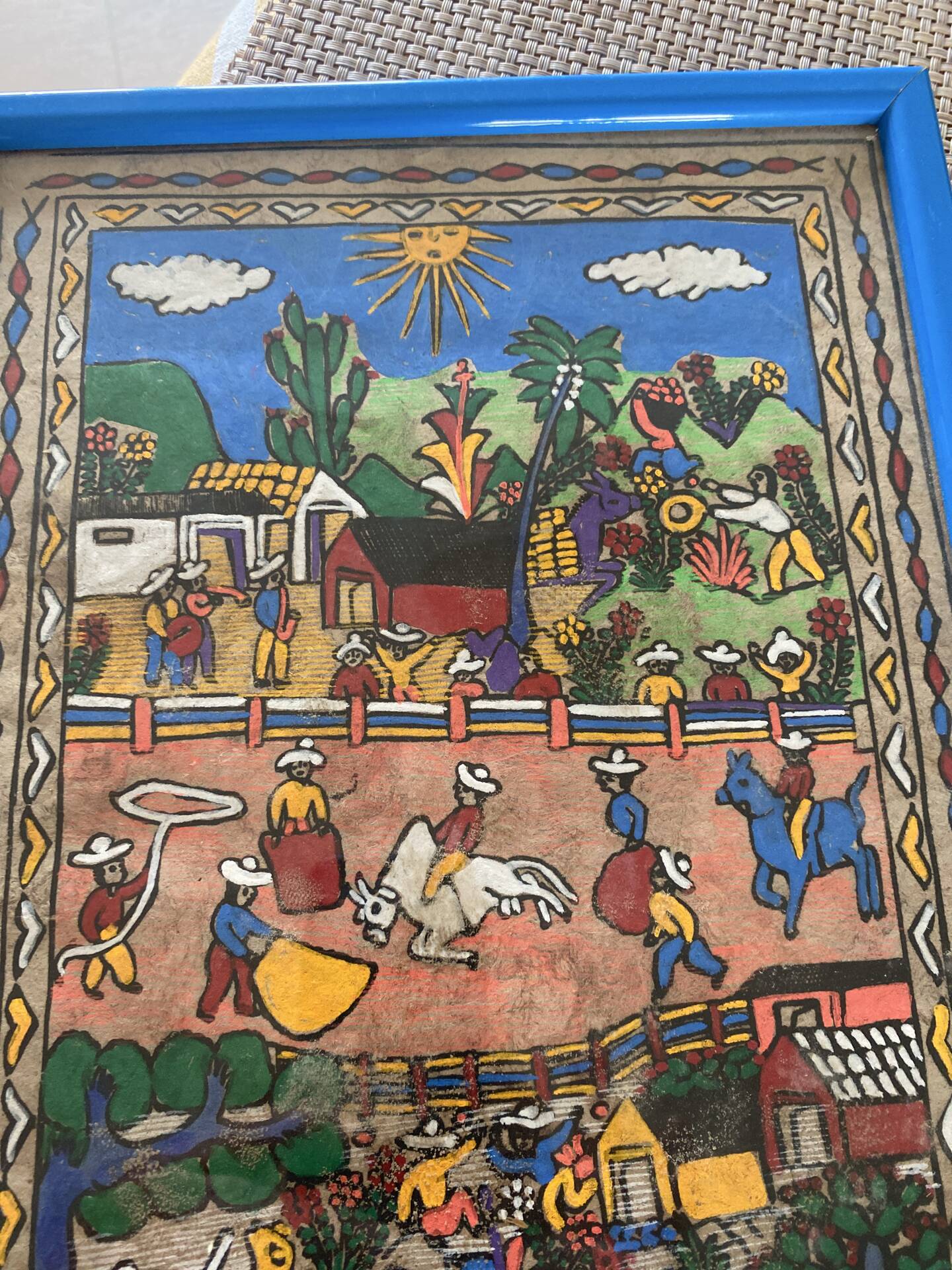 Tableau mexicain naïf