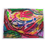 Pierre Lacroux (1909-1993) Gouache on paper 24 x 32 cm dated 1989 -(285)