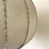 Italian suspension lamp, cocoon ball in resin, 1970s design.