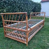 Rattan bed 1960