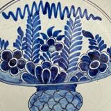 17th-18th century Delft earthenware plate signed AK Adriaen Kocx 1690-1701