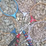 old badminton racket