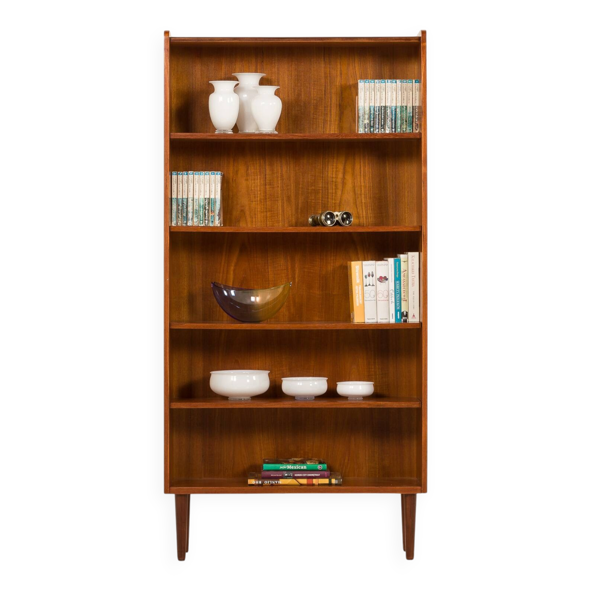 Danish teak bookcase attr. to Johannes Sorth, 1960s