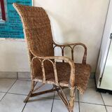 Rattan armchair