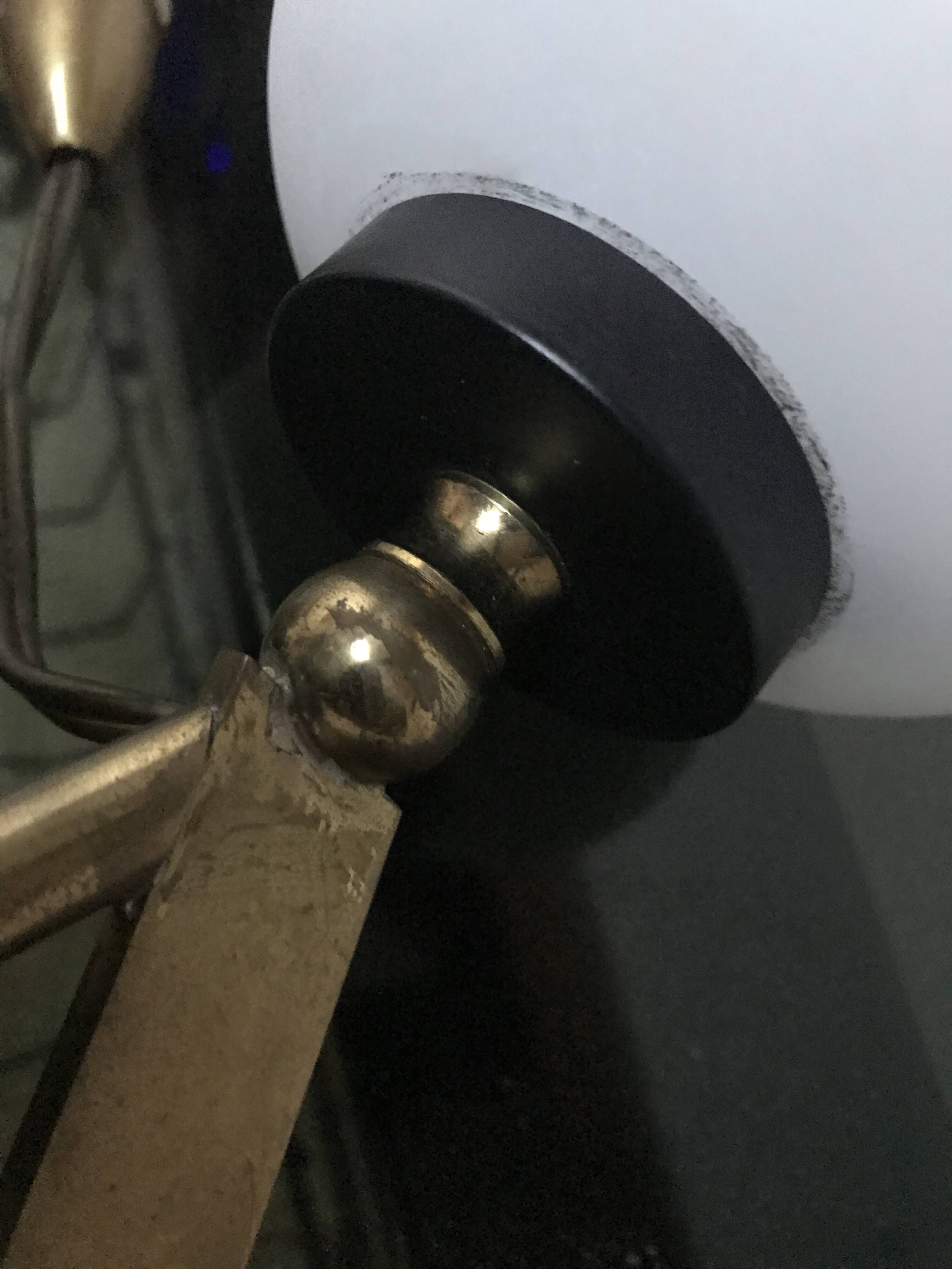 Vintage Table Lamp • Flame • 1950