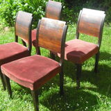1920 table in amaranth veneer