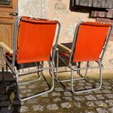 Paire de transat vintage