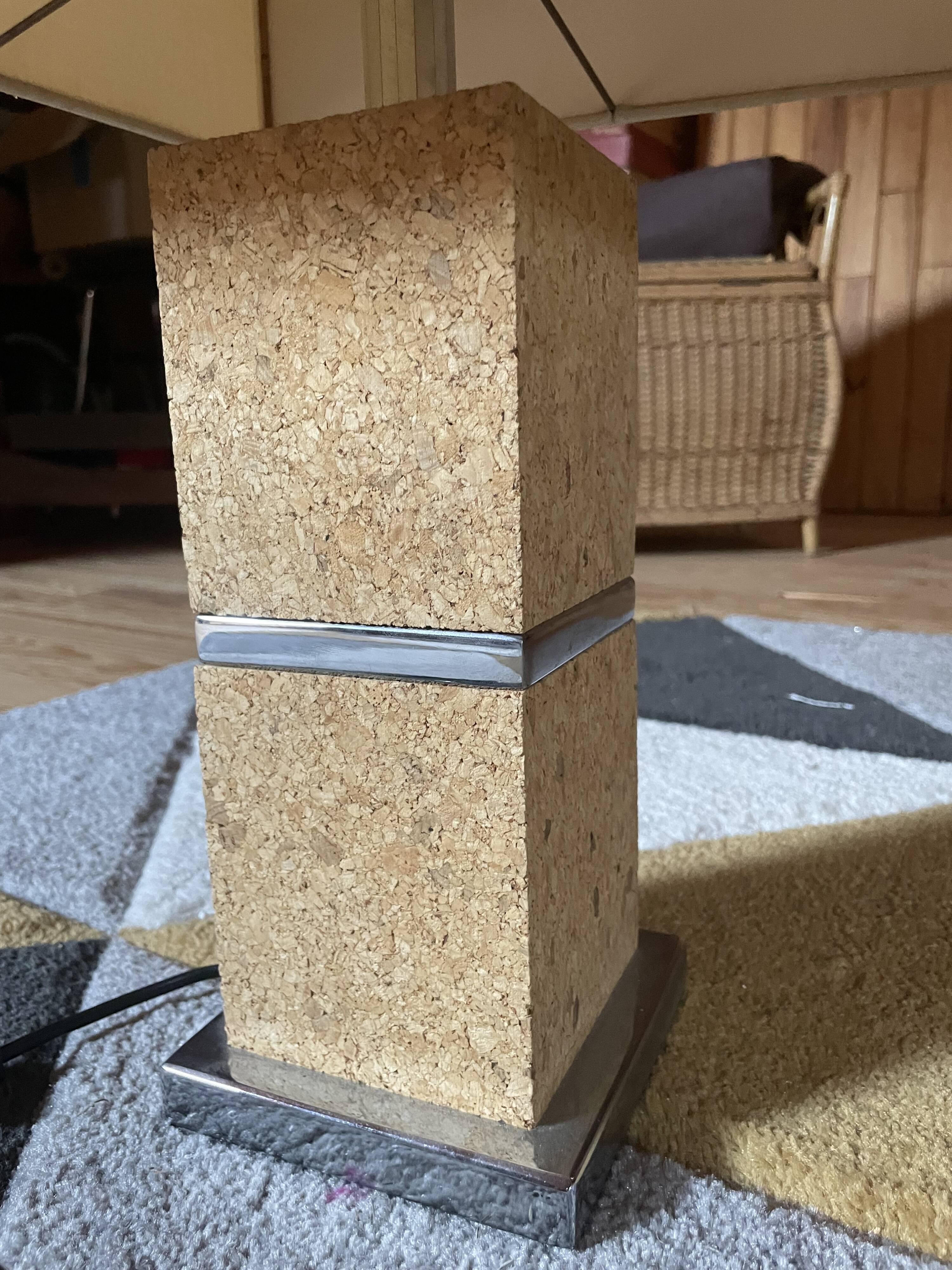 Vintage cork lamp